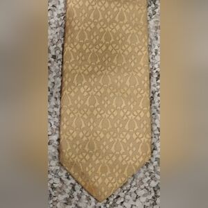 Elegant Gold Patterned Tie By Leon Virsch
